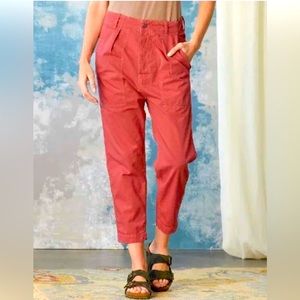 NWT Sundance Sundry Murphy High Rise Crop Pants w/Button-fly closure Sz: 27